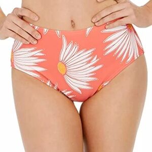 Kate Spade New York‎ Falling Flower High-Waist Bottoms Orange Size L NWT